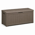 Coffre de rangement en plastique bronze 120x45x60cm