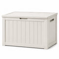 Coffre de rangement résine beige 120L
